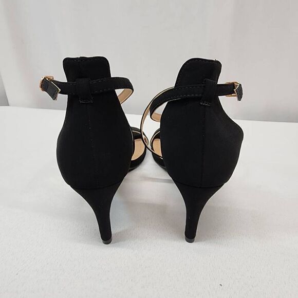 Dream Pairs Size 9.5 Women's Dolce Fashion Stilettos Open Toe Pump Heel Sandals - Picture 4 of 10